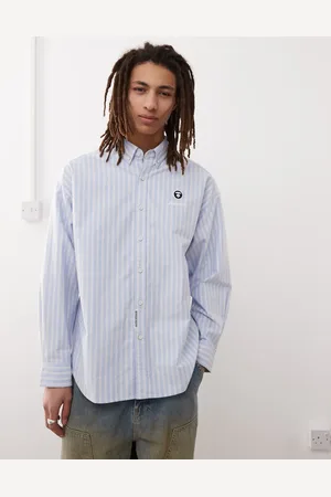 A Bathing Ape AAPE By A Bathing Ape - Gestreept overhemd met lange mouwen in