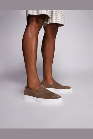 Steve Madden Leyton - Instap-loafers in taupe suède
