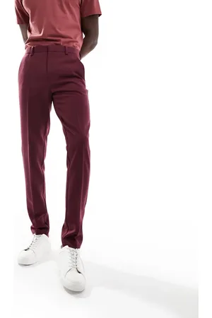 ASOS Nette skinny broek in bordeaux