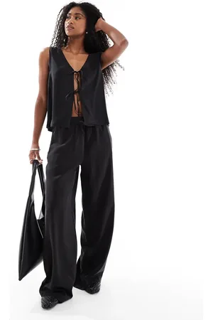 VERO MODA Broek met wijde pijpen in , deel van co-ord set