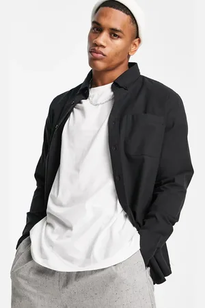 SELECTED Oxford overhemd van katoen in - BLACK