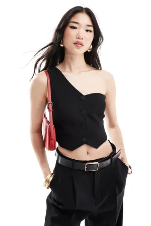 Bershka Elegant gilet met blote schouder in