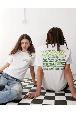 Vans T-shirt met winkelprint op de rug in