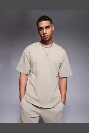 ADPT. Oversized T-shirt in met wassing, deel van co-ord set