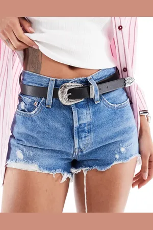 Pieces® Imitatieleren westernriem in