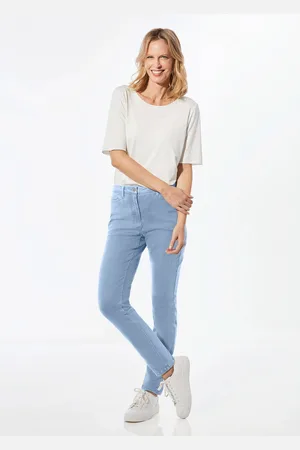 GOLDNER Jeans Bella van superstretch voor veel bewegingsvrijheid - lichtblauw - Gr. 215 van