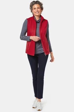 GOLDNER Behaaglijk zacht fleece vest - - Gr. 25 van