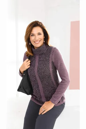 GOLDNER Colpullover - hortensia / gemêl. - Gr. 42 van