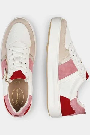 GOLDNER Sneakers met verwisselbaar voetbed - / rosé / beige - Gr. 41 van