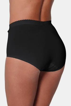 GOLDNER Twee katoenen slips met Elastan - - Gr. 38 van