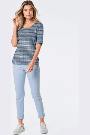 GOLDNER Shirt met print - / gedess. - Gr. 25 van