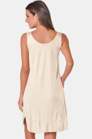GOLDNER Soepele onderjurk van viscose - champagne - Gr. 42 van