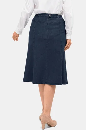 GOLDNER Comfortabele jeansrok met veel katoen - - Gr. 19 van