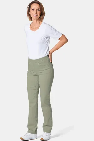 GOLDNER Jeans - grijsgroen - Gr. 20 van