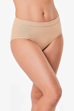 GOLDNER Mooi in model blijvende katoenen tailleslip - skin - Gr. 38 van