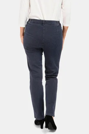 GOLDNER Jeans comfort model - marine - Gr. 195 van