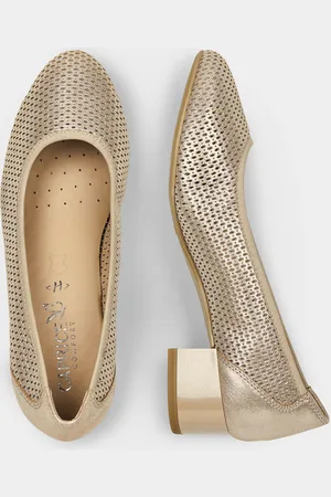 GOLDNER Pumps met modieuze perforatie - steengrijs - Gr. 37 van