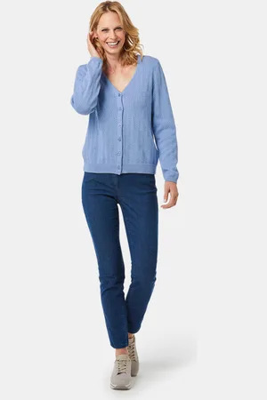 GOLDNER Cardigan - lichtblauw - Gr. 22 van