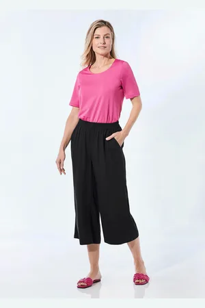 GOLDNER Broek met elastische tailleband en sierelement - - Gr. 19 van