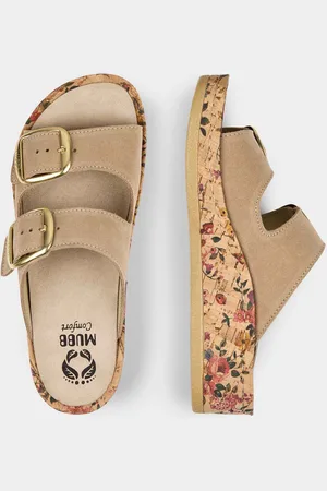 GOLDNER Sandalen met verstelbare gesp - beige - Gr. 41 van