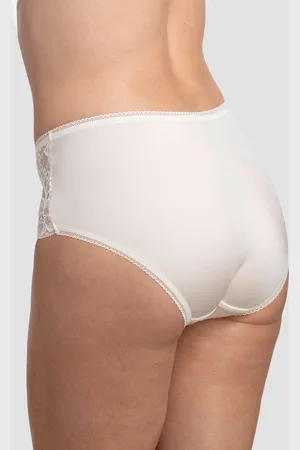 GOLDNER Tailleslip - champagne / gebloemd - Gr. 38 van