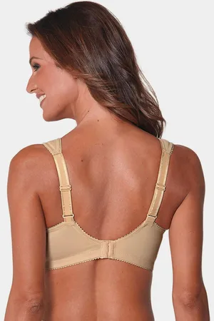 GOLDNER Jacquardbeha zonder beugel met comfortabele schouderbandjes - skin - Gr. 100 B van