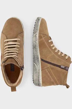 GOLDNER Laarsjes - taupe - Gr. 36 van