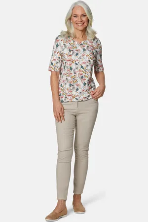 GOLDNER Gedessineerd shirt - / gedess. - Gr. 46 van