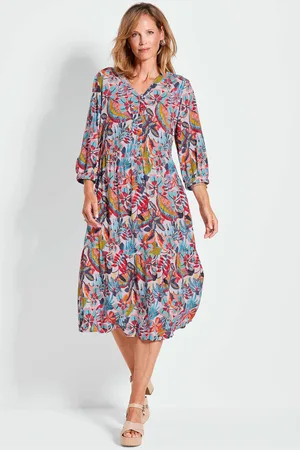 GOLDNER Kleid - / gedess. - Gr. 19 van