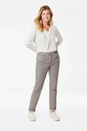 GOLDNER Jeans LOUISA COMFORT+ - beige - Gr. 245 van