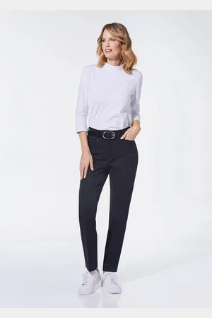 GOLDNER Elastische broek Adelina van Scheiter - marine - Gr. 19 van