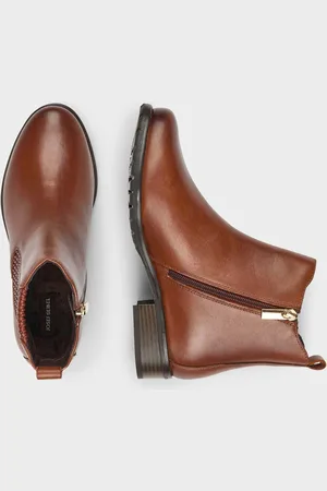 GOLDNER Stiefeletten - cognac - Gr. 36 van