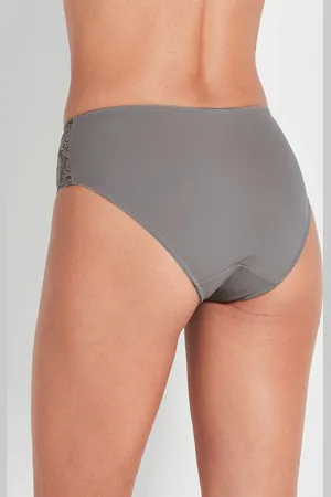 GOLDNER Corrigerende tailleslip met kanten inzet - taupe - Gr. 38 van