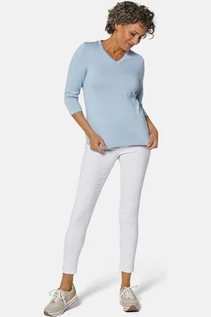 GOLDNER Polopullover - lichtblauw - Gr. 40 van
