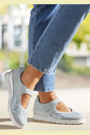 GOLDNER Schoenen met verwisselbaar voetbed - steengrijs - Gr. 41 van