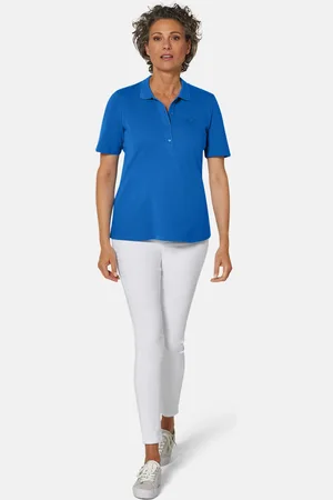 GOLDNER Poloshirt van eersteklas piquéstof - koningsblauw - Gr. 21 van
