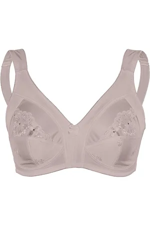GOLDNER Comfortabel zachte beha met kant - rosé - Gr. 110 D van