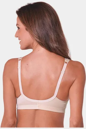 GOLDNER Katoenen beha met voorsluiting - skin - Gr. 75 E van