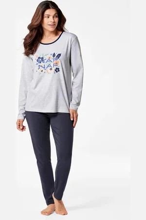 GOLDNER Katoenen pyjama met lange mouwen - / marine - Gr. 20/21 van