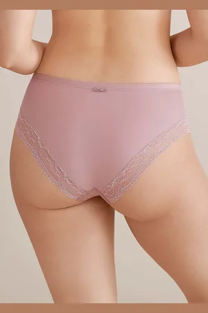 GOLDNER Tailleslip met kanten inzet - oudrosé - Gr. 38 van