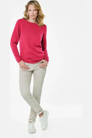 GOLDNER Pullover van kasjmier met boothals - - Gr. 20 van