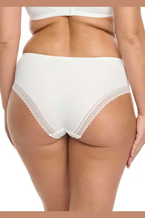 GOLDNER Tailleslip met kanten inzet - champagne - Gr. 46 van