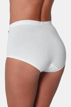 GOLDNER Twee katoenen slips met Elastan - - Gr. 38 van