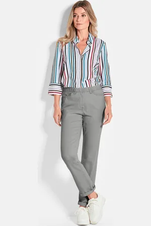 GOLDNER Klassieke jeans CARLA met elastische tailleband - - Gr. 215 van