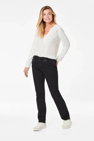 GOLDNER Klassieke jeans CARLA met elastische tailleband - - Gr. 195 van