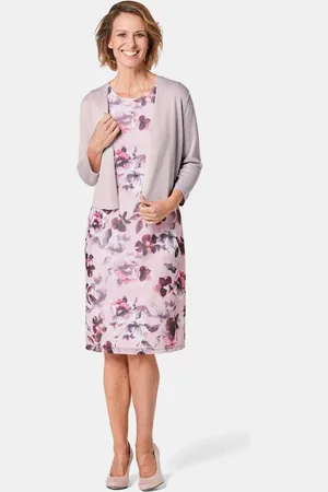 GOLDNER Heerlijk lichte tricot bolero - rosé - Gr. 22 van