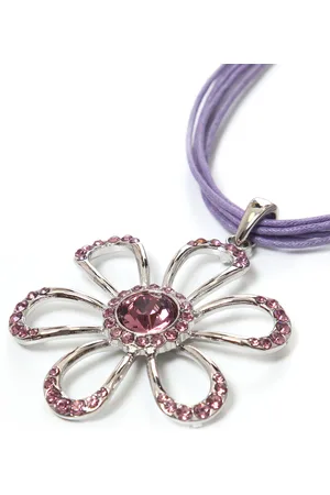 GOLDNER Ketting met hanger - sering / zilverkleurig - Gr. Standaardmaat van