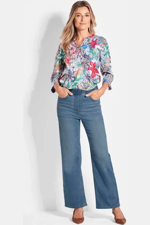 GOLDNER Jeans VERA - lichtblauw - Gr. 195 van