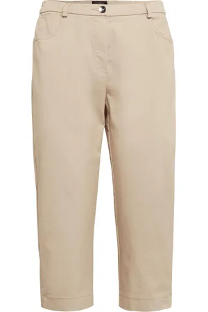 GOLDNER Capri-jeans - beige - Gr. 26 van