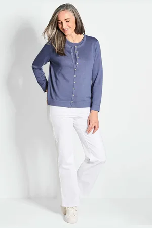 GOLDNER Tricot ensemble - rookblauw - Gr. 23 van